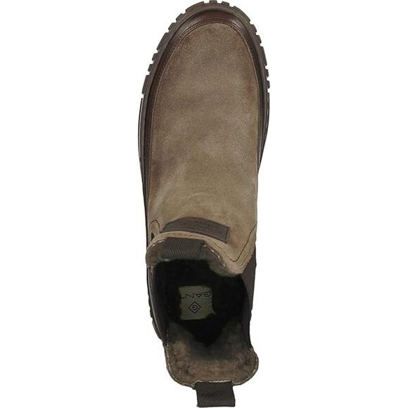 NWT GANT Snowmont Chelsea Boots, Dark Brown Taupe, Size 39 EU (8.5) - Picture 4 of 5